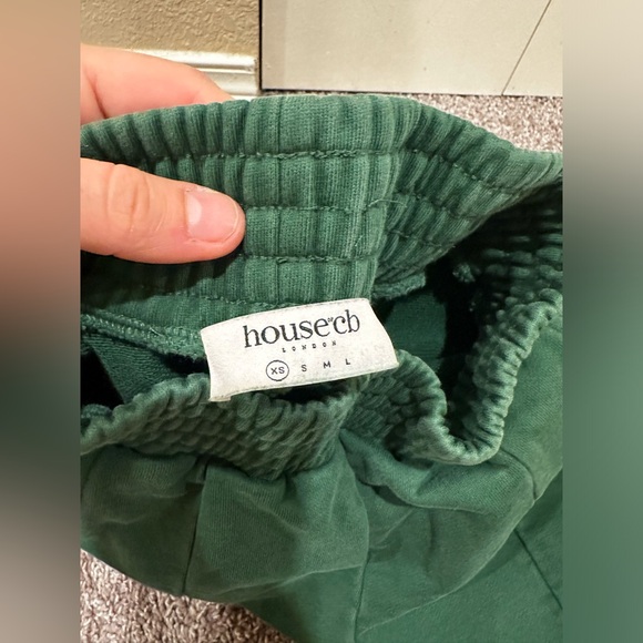 House of CB OLI Green Flared Leg Track Pants Cotton Women’s , size XS - Picture 4 of 14